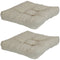 Sunnydaze Olefin Tufted Indoor/Outdoor Square Patio Cushions Set of 2