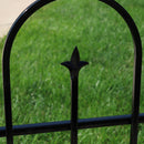 Sunnydaze 2-Piece Decorative Finial Border Fence - 8' Overall