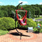 Sunnydaze Outdoor Hanging Hammock Chair and C-Stand Set