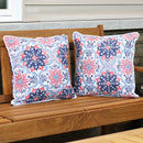 Sunnydaze Polyester Outdoor Decorative Throw Pillow - Set of 2