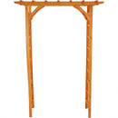 Sunnydaze Wooden Outdoor Garden Arbor - 57" x 20" x 78"