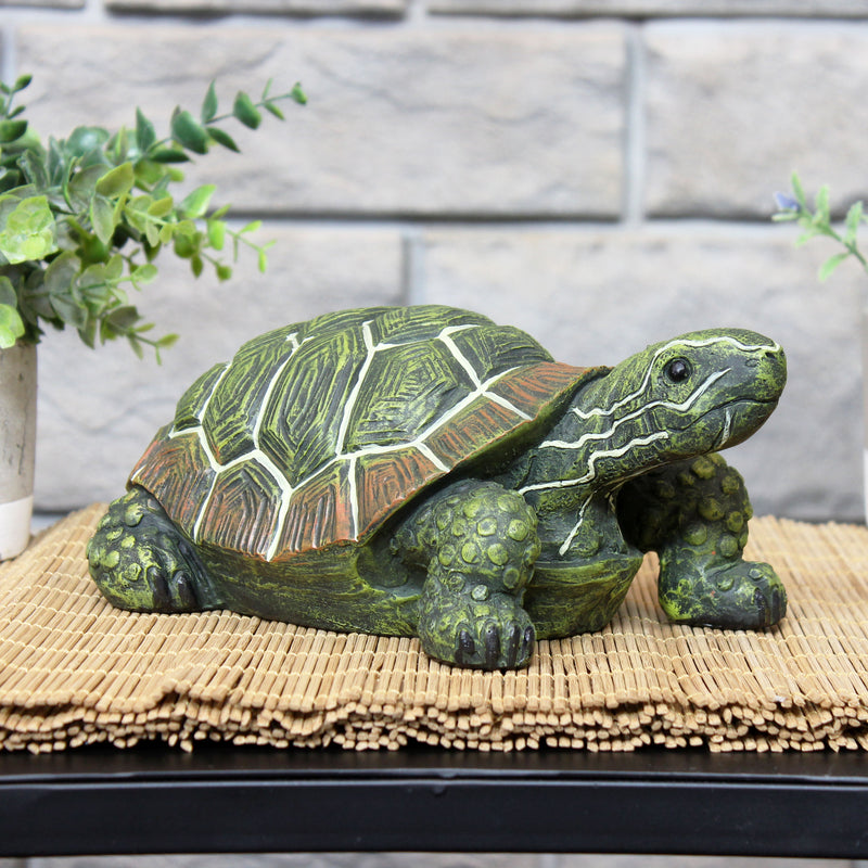 Sunnydaze Terrance the Tortoise Garden Statue - 9"