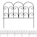 Sunnydaze 5-Piece Victorian Border Fence Set - 7.5' Overall