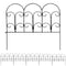 Sunnydaze 5-Piece Victorian Border Fence Set - 7.5' Overall