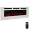 Sunnydaze White Sophisticated Hearth Indoor Electric Fireplace - 50 in