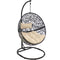 Sunnydaze Jackson Outdoor Hanging Egg Chair Chair with Stand - Resin Wicker