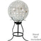 Sunnydaze Mosaic Glass Gazing Globe Ball - 10"