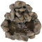 Sunnydaze Rocky Ravine Outdoor Water Fountain - 18" H