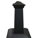 Sunnydaze Outdoor Wood-Burning Black Steel Chiminea - 57"