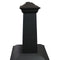 Sunnydaze Outdoor Wood-Burning Black Steel Chiminea - 57"