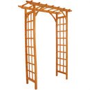 Sunnydaze Wooden Outdoor Garden Arbor, 57 x 20 x 78 Inch