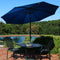 Sunnydaze 9' Aluminum Sunbrella Umbrella with Auto Tilt and Crank