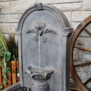 Sunnydaze French-Inspired Outdoor Wall-Mounted Fountain - 28"