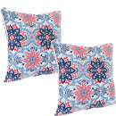 Sunnydaze Polyester Indoor/Outdoor Decorative Throw Pillow Set of 2 - 16-Inch