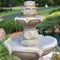 Sunnydaze Birds' Delight Outdoor Water Fountain with Pump - 35" H