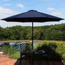 Sunnydaze 9' Aluminum Sunbrella Umbrella with Auto Tilt and Crank