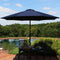 Sunnydaze 9' Aluminum Sunbrella Umbrella with Auto Tilt and Crank