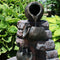 Sunnydaze Crumbling Bricks and Pots Solar Fountain with Battery Backup - 27"