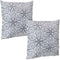 Sunnydaze Decorative Indoor/Outdoor Throw Pillow Covers - 17-Inch Square