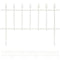 Sunnydaze Roman Garden Border Fence Set