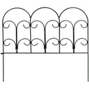 Sunnydaze 5 Piece Victorian Border Fence Set, 7.5 Overall Feet