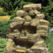 Sunnydaze Stone Falls Outdoor Fountain - 37" H