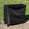 Sunnydaze Outdoor Firewood Log Rack Cover - Black