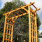 Sunnydaze Wooden Outdoor Garden Arbor - 57" x 20" x 78"