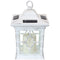 Sunnydaze Lucien Outdoor Decorative Solar LED Candle Lantern - White - Set of 4