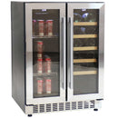 Sunnydaze 20-Bottle/63 Can Dual Zone Beverage and Wine Refrigerator