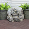 Sunnydaze Rocky Ravine Outdoor Water Fountain - 18" H