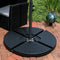 Sunnydaze Cantilever Offset Patio Umbrella Base Plate Weights - Set of 4