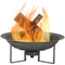 Sunnydaze Modern Cast Iron Fire Pit Bowl with Stand, 23-Inch Diameter