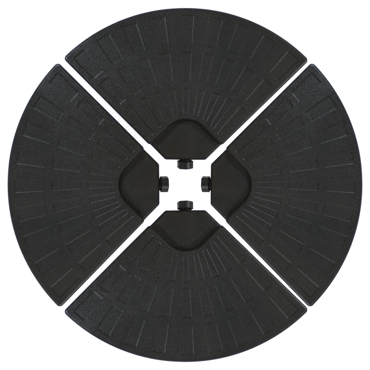 Sunnydaze Decor Heavy-Duty Cantilever Offset Patio Umbrella Base, Set of 4