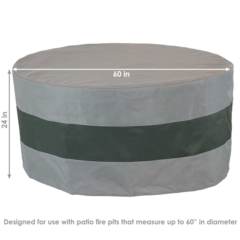 Sunnydaze 2-Tone Outdoor Patio Fire Pit Cover