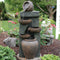 Sunnydaze Cascading Earthenware Pottery Stream Fountain - 39" H