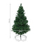 Sunnydaze Unlit Faux Christmas Tree with Hinged Branches and Stand