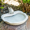 Sunnydaze Glazed Ceramic Fish Outdoor Water Fountain - 7"