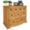 Sunnydaze 9-Drawer Rustic Chest of Drawers - Light Brown - 39.75" W