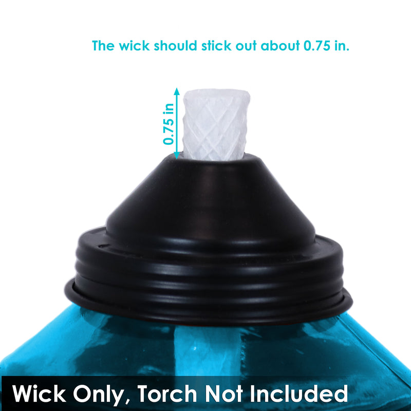 Sunnydaze Replacement Wicks for Outdoor Torches