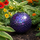 Sunnydaze 10-Inch Solar Glass Gazing Garden Globe