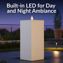 Sunnydaze Rectangle Polystone Outdoor Bubble Fountain