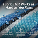 Sunnydaze 2-Person Quilted Fabric Double Hammock with Pillow