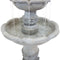 Sunnydaze 2-Tier Outdoor Water Fountain - French Garden Design - 50"