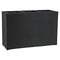 Sunnydaze 3-Section Wicker Planter Box - Black