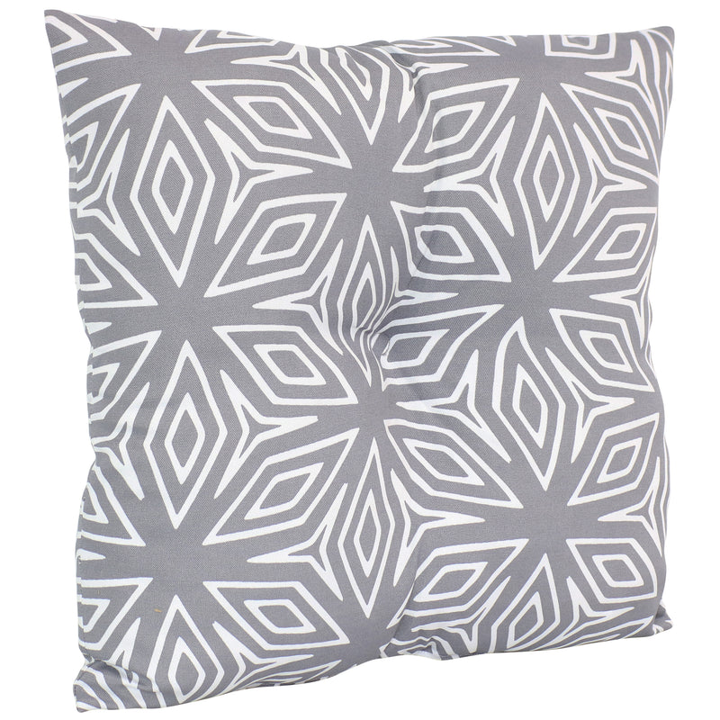 Sunnydaze Tufted Indoor/Outdoor Decorative Throw Pillows