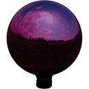 Sunnydaze Merlot Mirrored Surface Gazing Ball Globe, 10-Inch