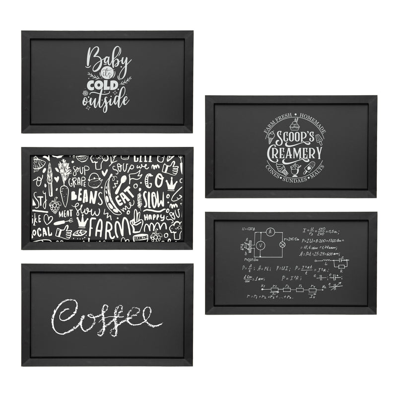 Sunnydaze 36" x 24" Magnetic Chalkboard for Wall