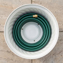 Sunnydaze Garden Hose Holder Pot with Lid for Outside