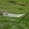 Sunnydaze Rope Hammock with 12' Steel Stand, Pad, and Pillow